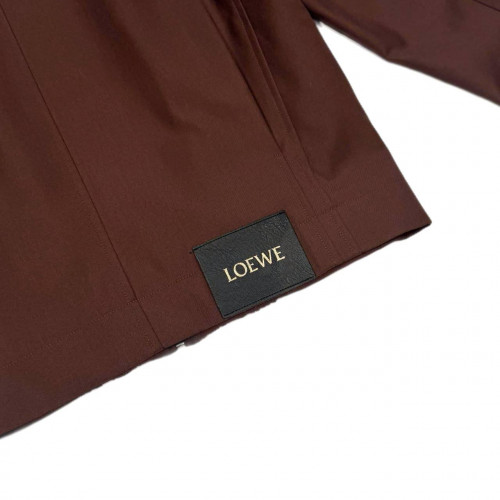 Loewe бомбер шоколадного цвета