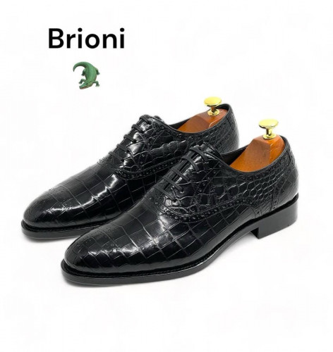 Туфли Brioni из кожи крокодила, 483823594