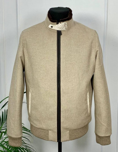 Куртка Brunello Cucinelli вставки из кожи крокодила, 469224749