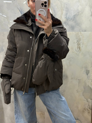 Пуховик Loro Piana норка
