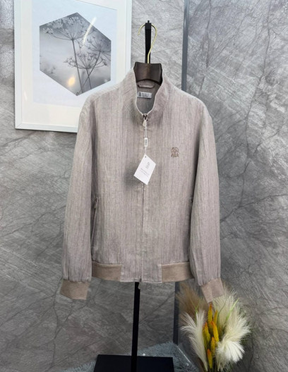 Льняная куртка Brunello Cucinelli, 1817544265