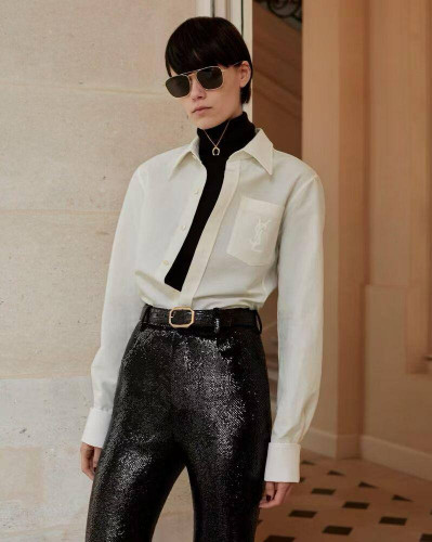Рубашка YSL белая