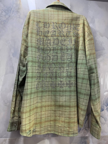 Chrome Hearts рубашка зеленая