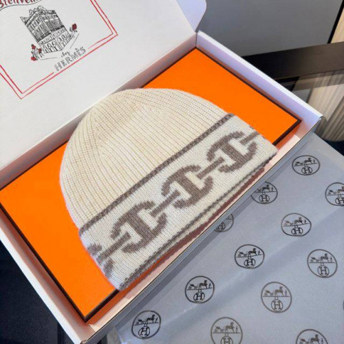 Комплект Hermes шапка и шарф
