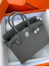 Сумка Hermes Birkin 25 см серая