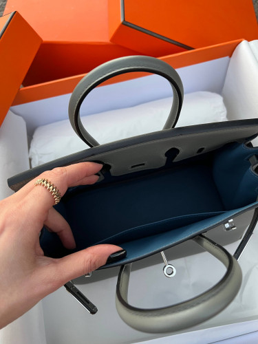 Сумка Hermes Birkin 25 см серая