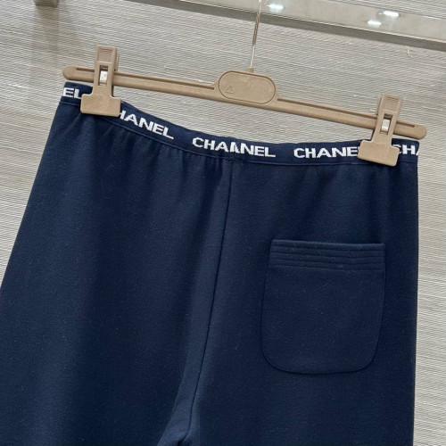 Брюки Chanel синего цвета