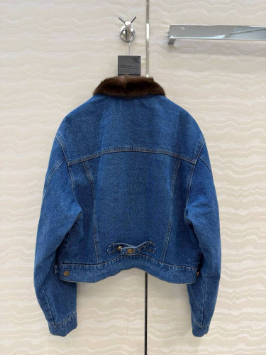 Saint Laurent куртка меховая