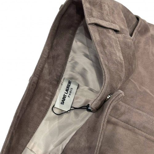 Брюки Saint Laurent бежевые