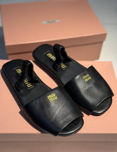 Шлепанцы MIU MIU, 496350473