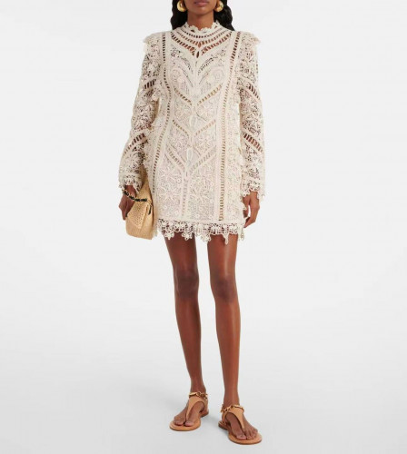 Платье Zimmermann светло-бежевое