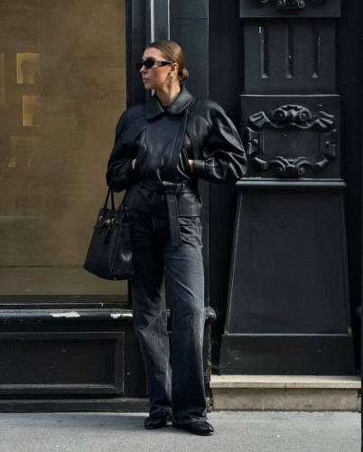 Saint Laurent куртка черная