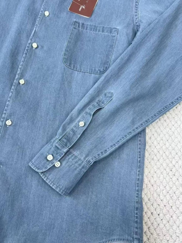 Джинсовая рубашка Loro Piana, 495274998
