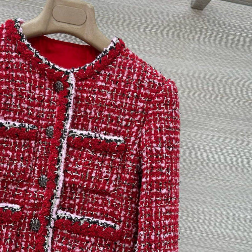 Chanel костюм твид красного цвета