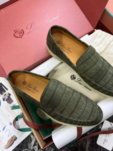 Лоферы Loro Piana кожи крокодила, 497810312