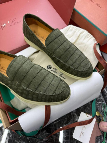 Лоферы Loro Piana кожи крокодила, 497810312
