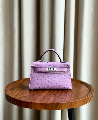 Сумка Hermes из кожи страуса, 1196752385