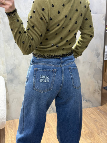 Miu Miu джинсы с высокой посадкой