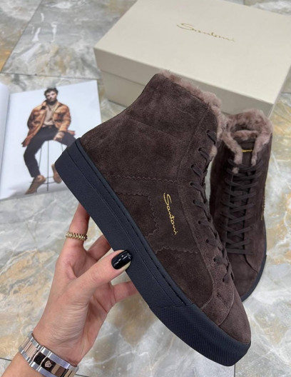 Высокие кеды Santoni, 469057279