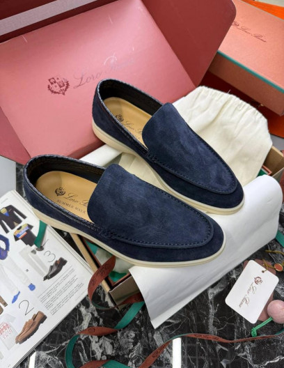 Лоферы Loro Piana вставка из кожи крокодила, 497809233