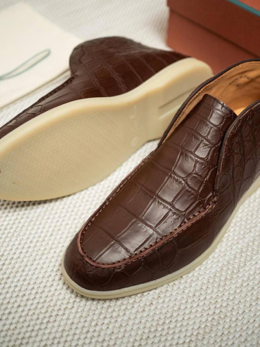 Лоферы Loro Piana из кожи крокодила, 1789477993
