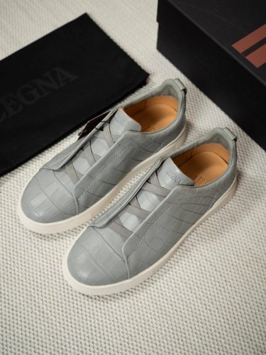 Кеды Zegna из кожи крокодила, 1789471305