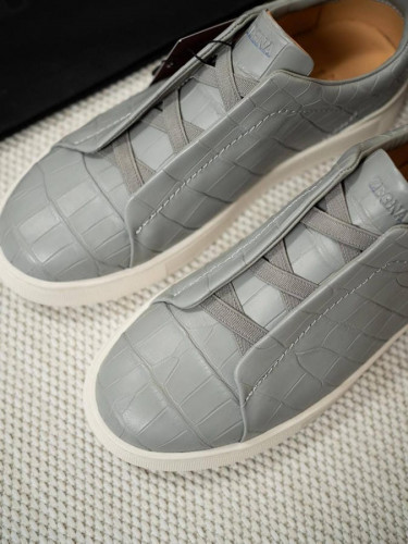 Кеды Zegna из кожи крокодила, 1789471305
