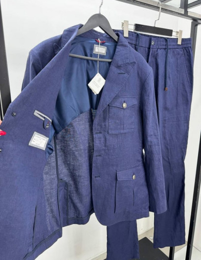 Льняной костюм Brunello Cucinelli, 1187342209
