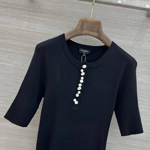 Футболка Chanel черная