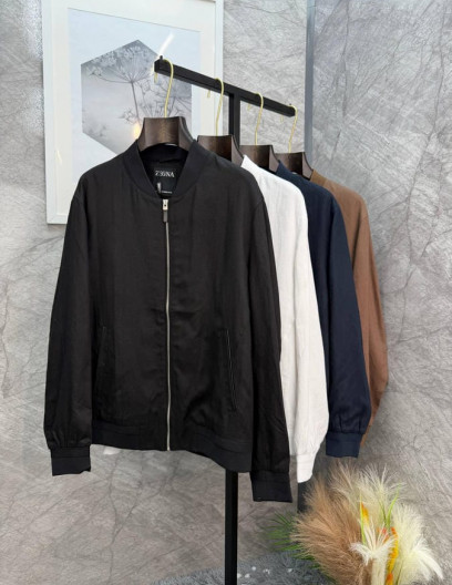 Льняная куртка Zegna, 1817606809