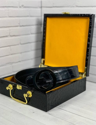 Ремень Gucci из кожи крокодила, 474498937