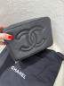 Chanel косметичка из кожи