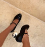 Туфли Chanel женские черные премиум с креативным каблуком