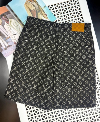 Джинсовые шорты Louis Vuitton, 1560877785